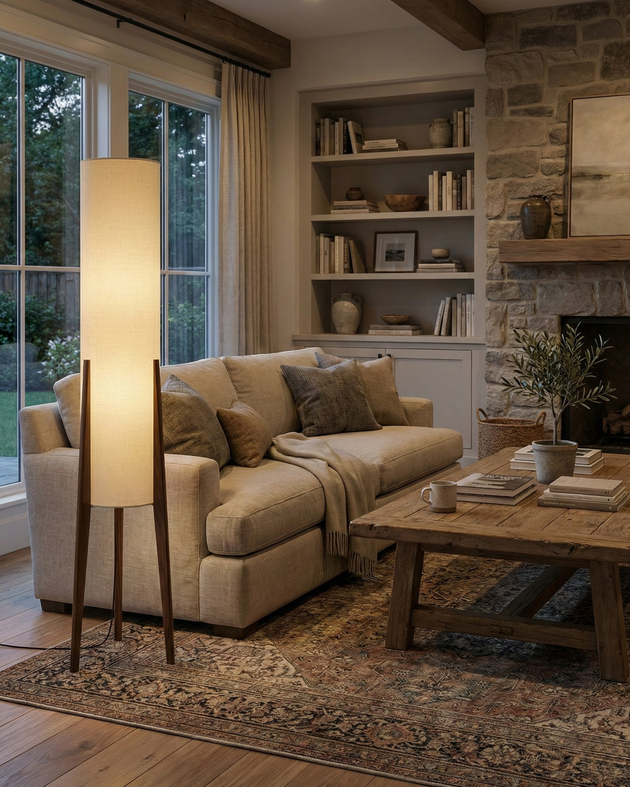 Lampadaire Bois | MEVA Ma boutique