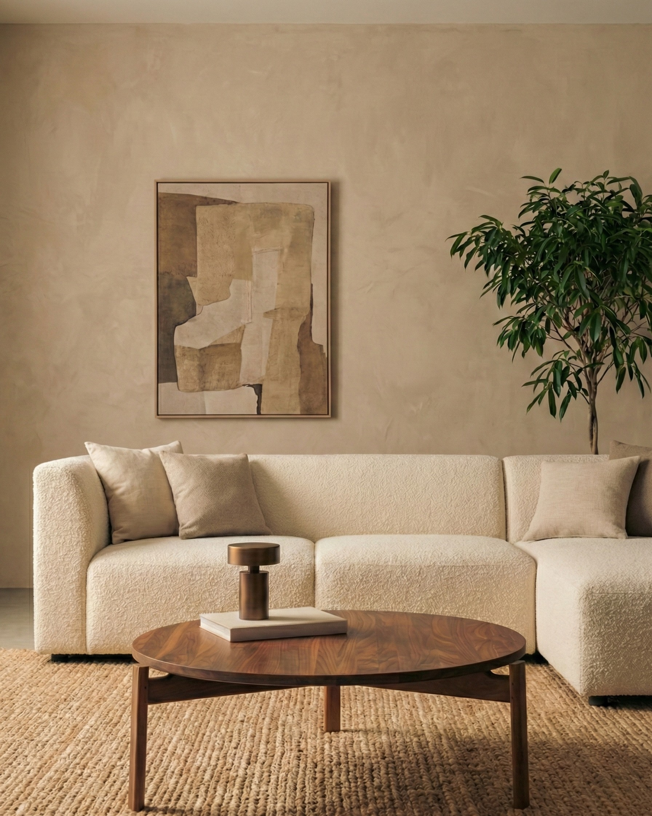 Lampe de Table Sans Fil marron | TOMI Korven studio