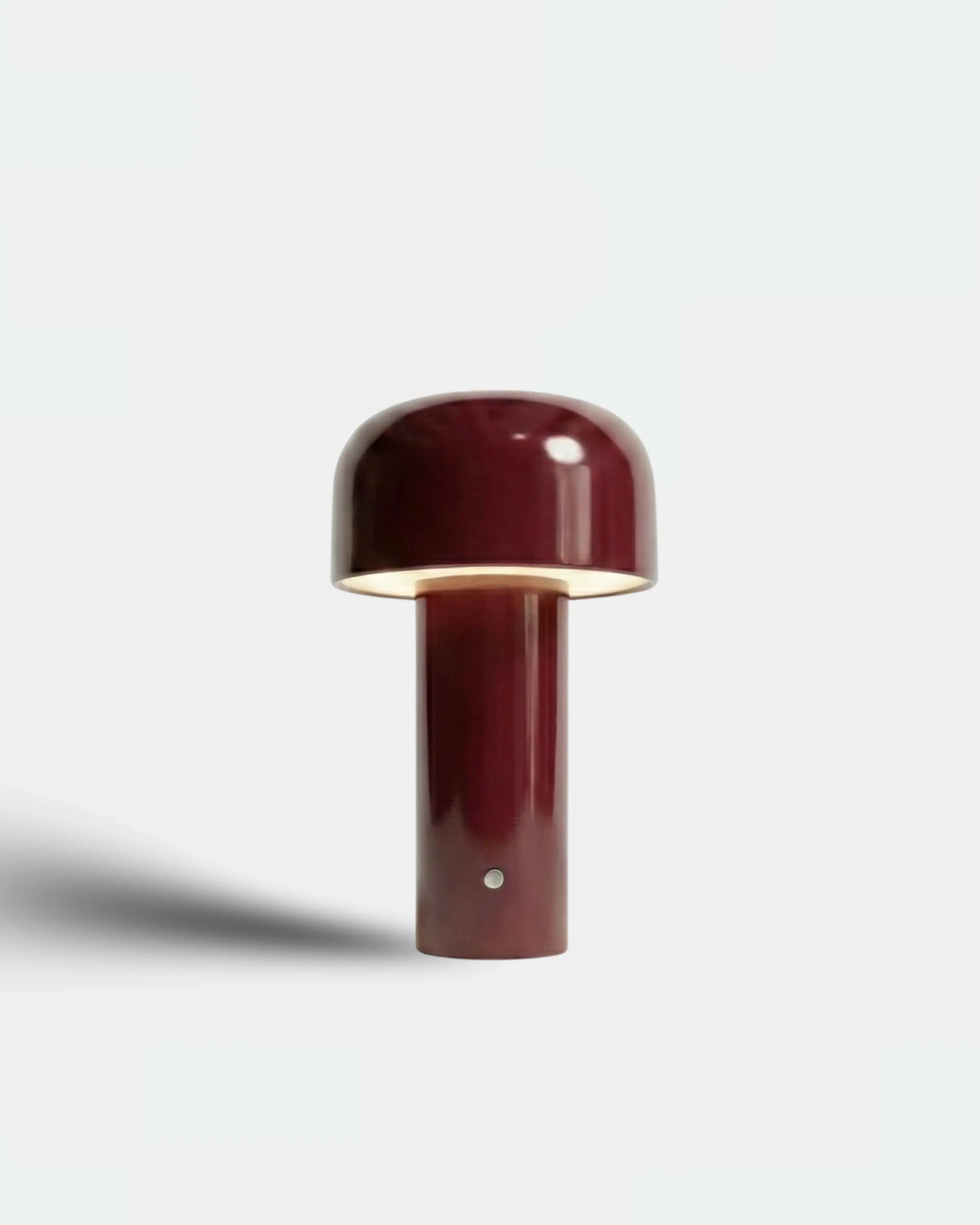 lampe sans fil led couleur bordeaux modele lako par korven studio