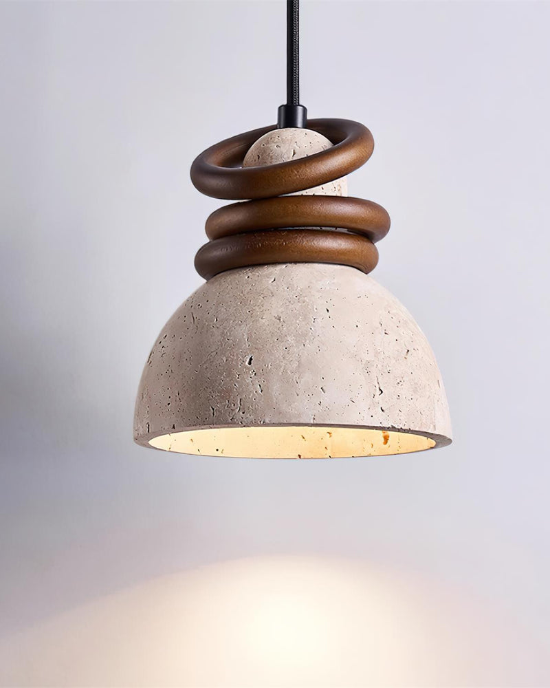 Suspension travertin wabi sabi | IRO Korven studio