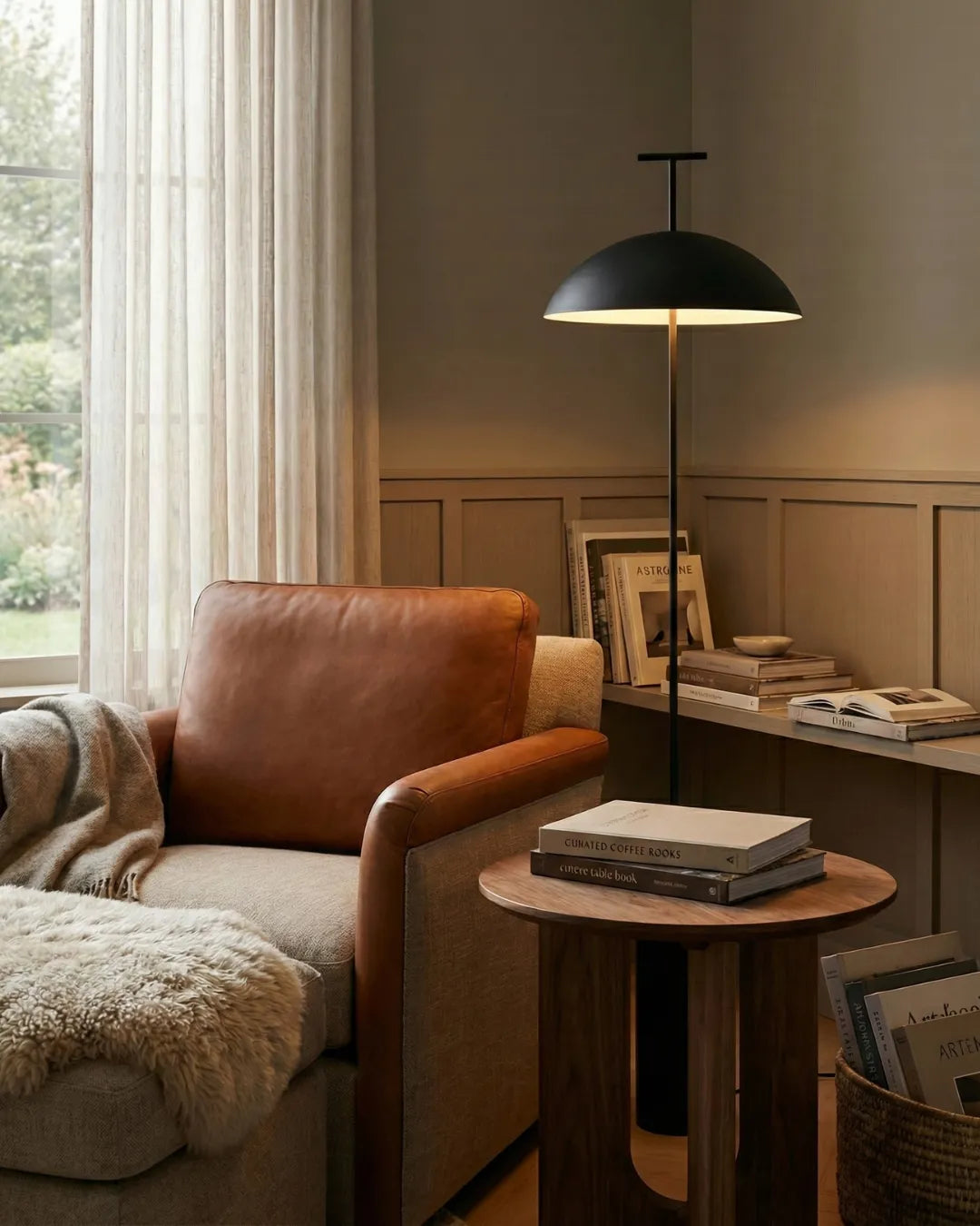 lampadaire scandinave salon design couleur noir modele scandi par korven studio