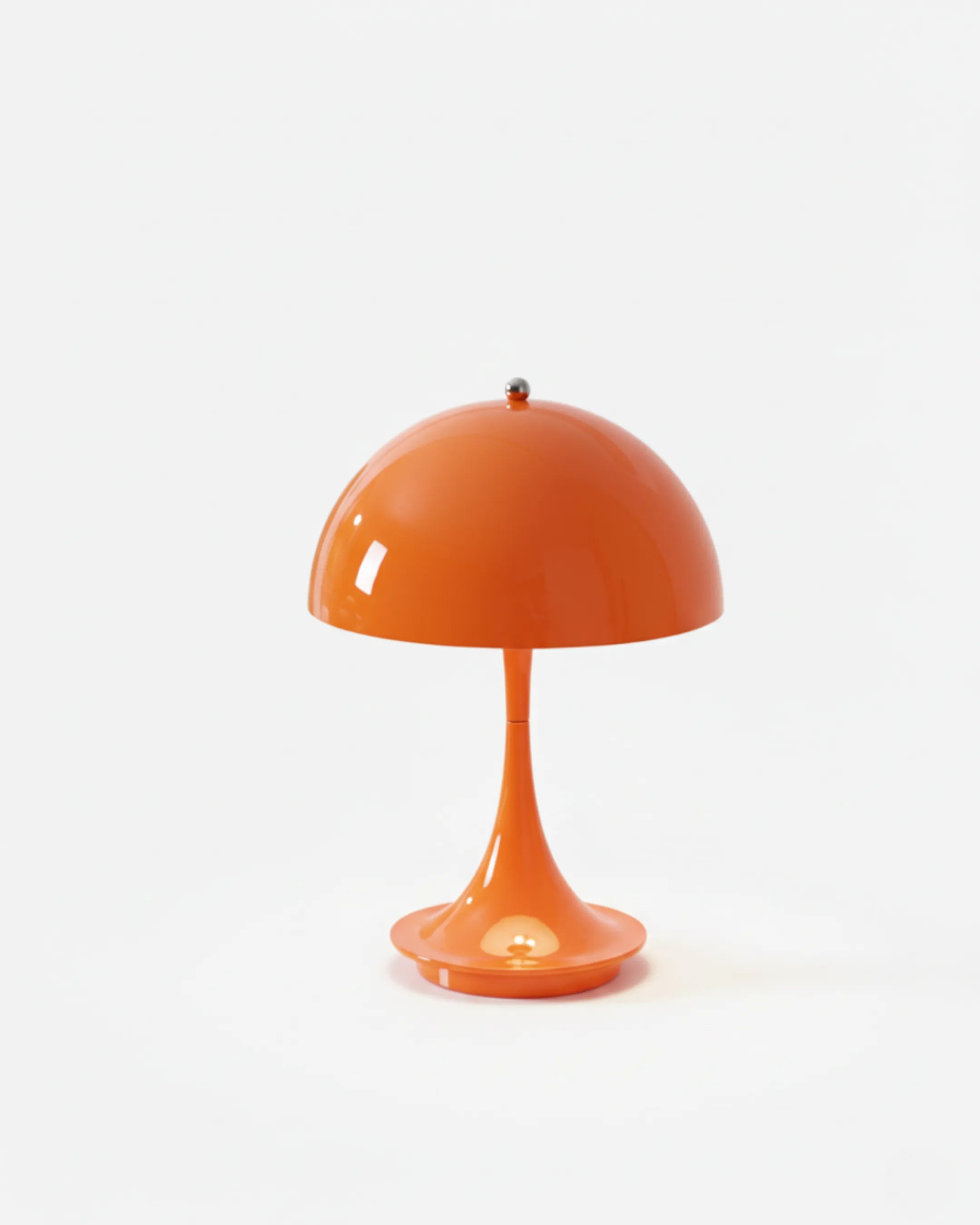 lampe sans fil tactile orange modele mido korven studio