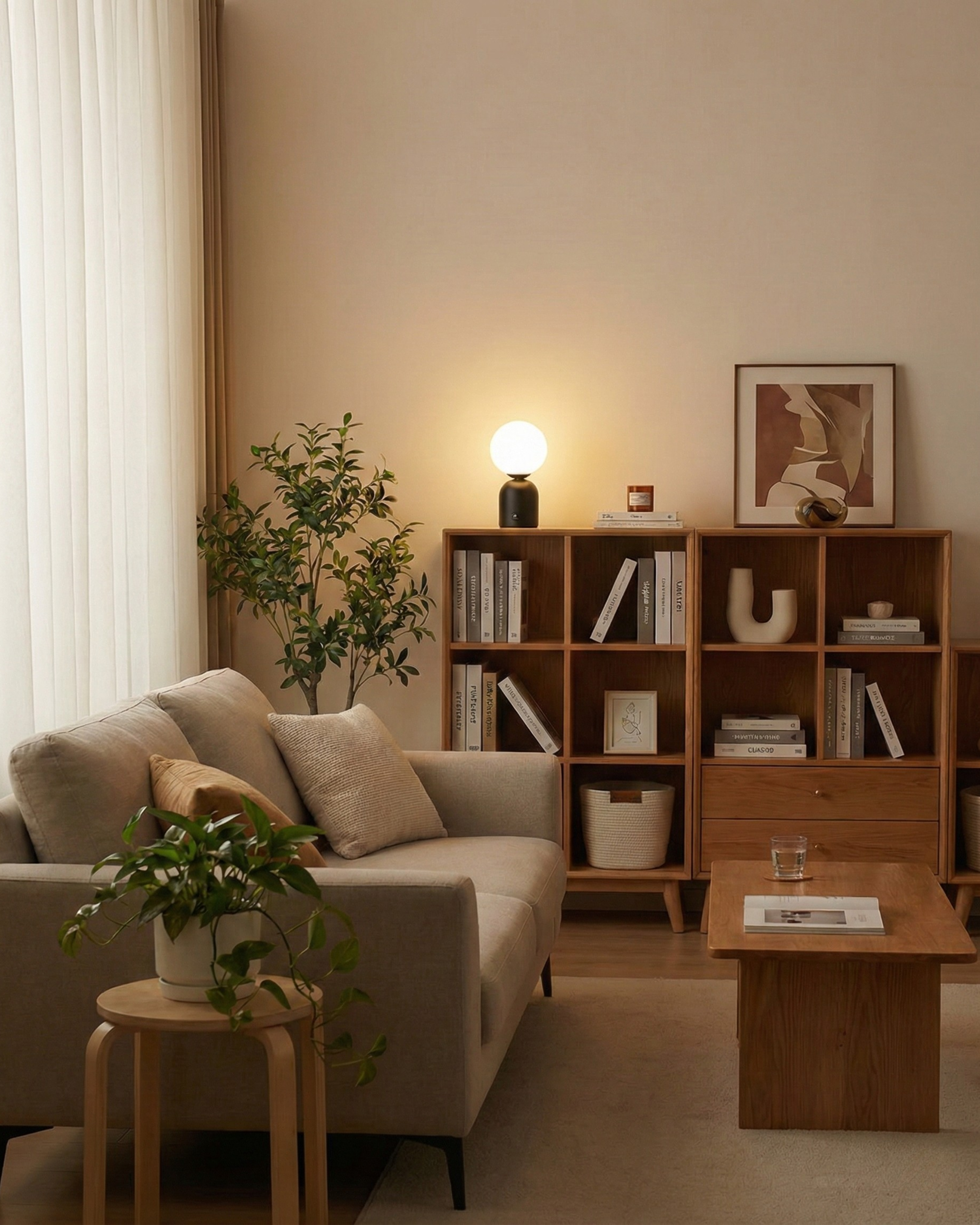 Lampe Sans Fil noir et tactile| LUMI Ma boutique