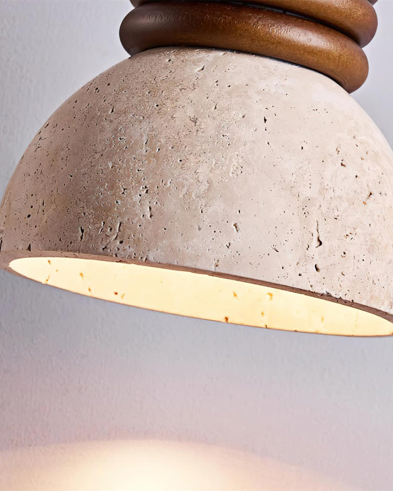 Suspension travertin wabi sabi | IRO Korven studio