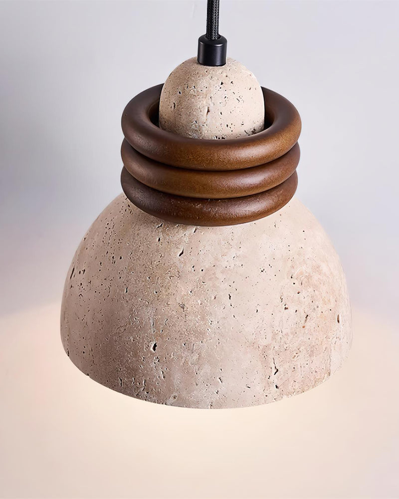 Suspension travertin wabi sabi | IRO Korven studio