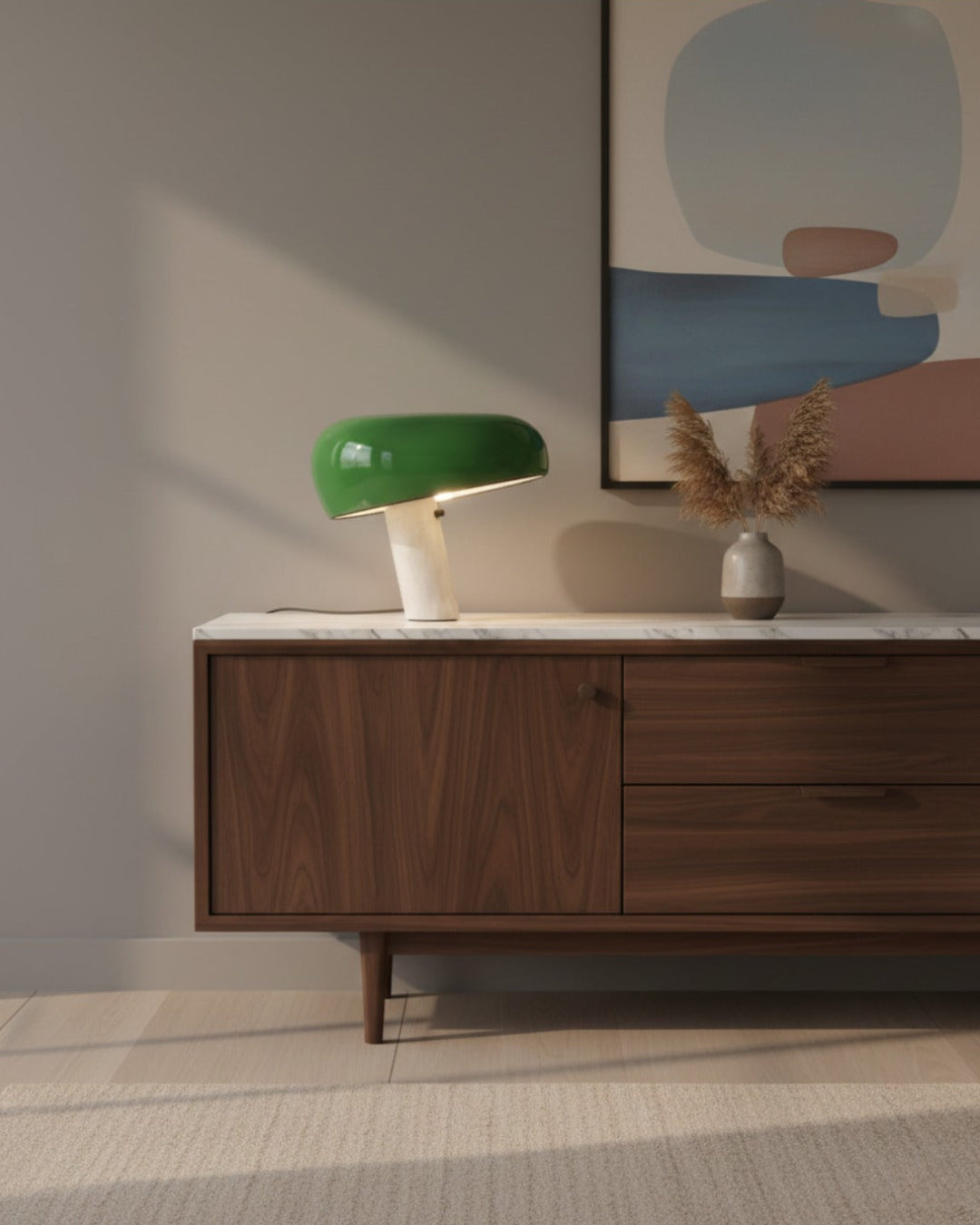 lampe de table couleur noir modele camos par korven studio