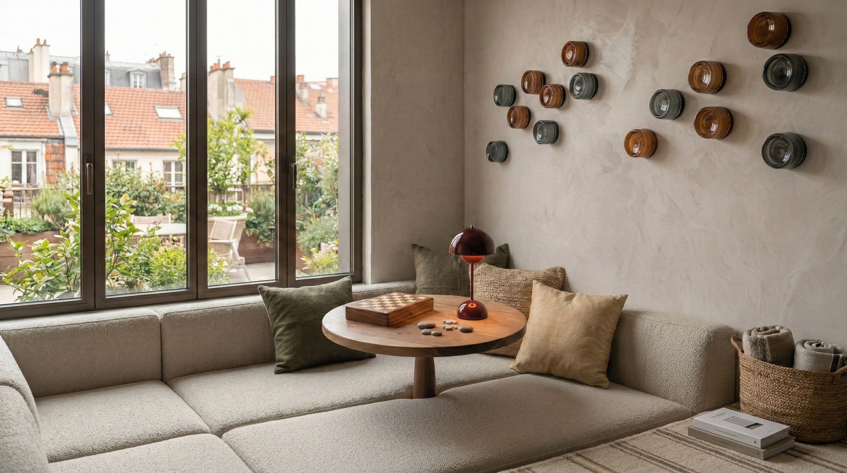 appliques murales design Evoa verre wabi sabi. par korven studio
